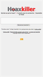 Mobile Screenshot of hoaxkiller.fr
